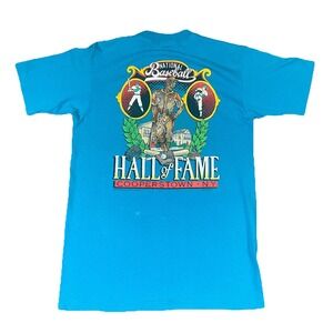 VTG National Baseball Hall of Fame and Museum T-Shirt MLB Teal Adult Medium 1989